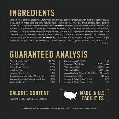 Image showing  Adult Small Breed Sensitive Skin and Stomach Salmon and Rice Formula Dry Dog Food