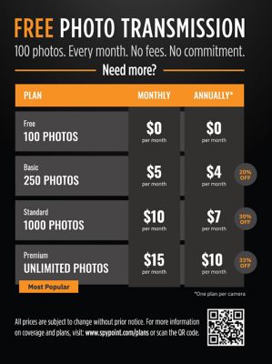 Image showing 6 th SPYPOINT Flex-M AT&T/Verizon Cellular Trail Camera Twin Pack