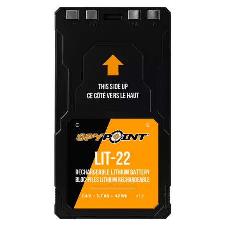 SPYPOINT LIT-22 Lithium Battery Dual Pack for all Flex cameras Trail Camera Accessories