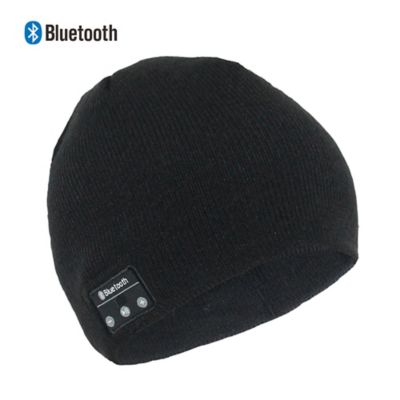 Tunes2Go Plain Knitting Bluetooth Beanie Hat