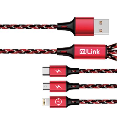 Image showing  6 ft. 3-in-1 Changing and Syncing Cable