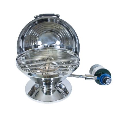 Image showing  1-Burner Beach Fire Propane Gas Grill, Silver