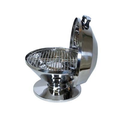 Image showing  1-Burner Beach Fire Propane Gas Grill, Silver