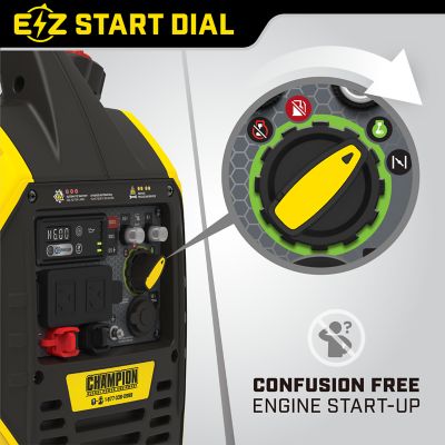 Image showing  2,500/1,850-Watt Gasoline Powered Ultra-Light Inverter Generator, CO Shield