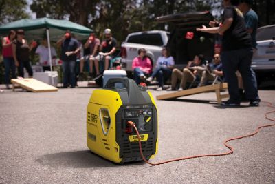Image showing 5 th Champion Power Equipment 2,500/1,850-Watt Gasoline Powered Ultra-Light Inverter Generator, CO Shield