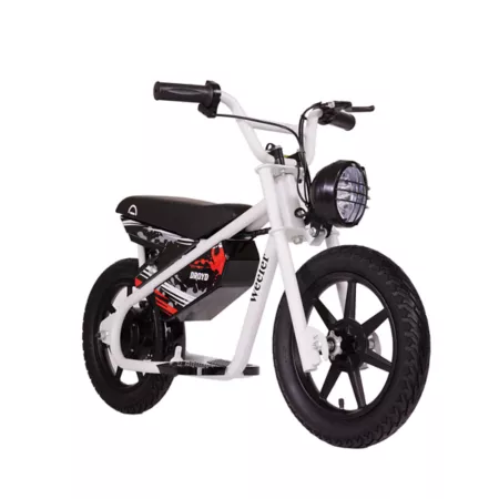 Droyd Youth Weeler Mini Electric Bike White Electric Bikes