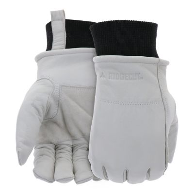 Ridgecut Men's Water-Resistant Goatskin Gloves with 100g Thinsulate Lining, 1-Pair