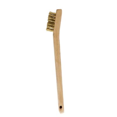 Robtec Wooden Handle Brass Scratch Brush (6-Pieces)