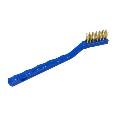 Image showing  Plastic Handle Brass Scratch Brush (6-Pieces)