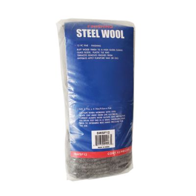 Robtec Steel Wool, Fine Grade (12-Pack)