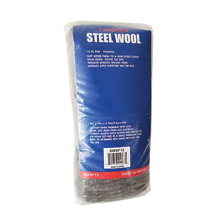 Robtec Steel Wool, Fine Grade (12-Pack)