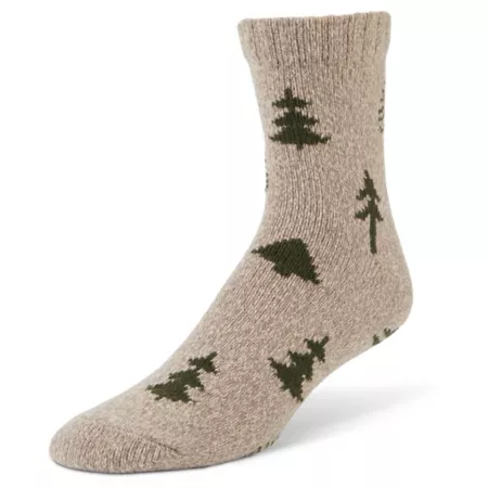 Little Hotties Pine Scented Trees Single Layer Crew Socks 1 Pair 14728 Men's Crew Socks