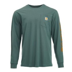 Carhartt Mens Exclusive Graphic Long Sleeve Pocket Tee