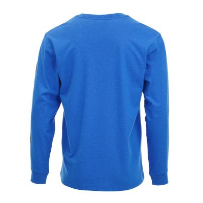 Image showing  Men's Loose Fit Heavyweight Exclusive Logo Graphic Long-Sleeve Pocket T-Shirt