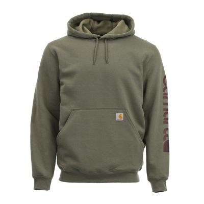 Carhartt Men's Loose Fit Midweight Exclusive Logo Sleeve Graphic Sweatshirt