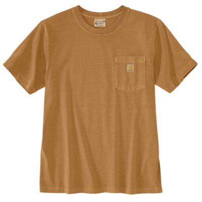 Image showing 1 th Carhartt Men's Relaxed Fit Lightweight Garment Dyed Short-Sleeve Pocket T-Shirt