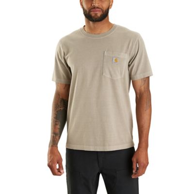 Men's Relaxed Fit Lightweight Garment Dyed Short-Sleeve Pocket T-Shirt