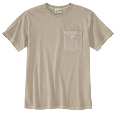Image showing 1 th Carhartt Men's Relaxed Fit Lightweight Garment Dyed Short-Sleeve Pocket T-Shirt