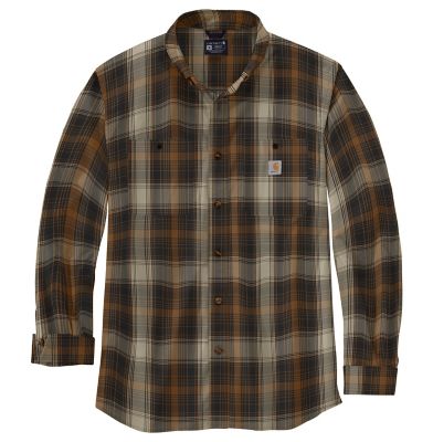 Carhartt Men's Rugged Flex Relaxed Fit Lightweight Long-Sleeve Button-Down Shirt