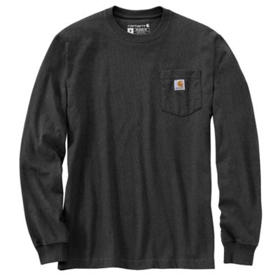 Image showing 1 th Carhartt Relaxed Fit Heavyweight Long-Sleeve Pocket C Graphic T-Shirt