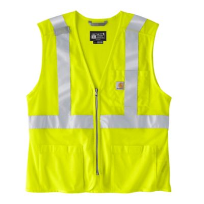 Carhartt Men's High-Visibility Mesh Multi-Pocket Class 2 Vest