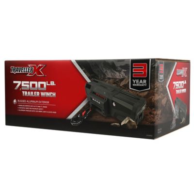 Image showing  12V Electric Trailer Winch, 7,500 lb. Capacity