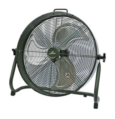 iLIVING 18 in. Rechargeable Battery Operated Camping Floor Fan, High Velocity with Metal Blade and Built-in Lithium Battery
