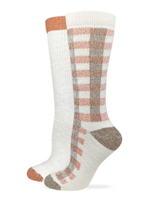 Blue Mountain Full Cushion Merino Wool Blend Boot Sock, M, Amber, 2-Pack, 2/72215-704