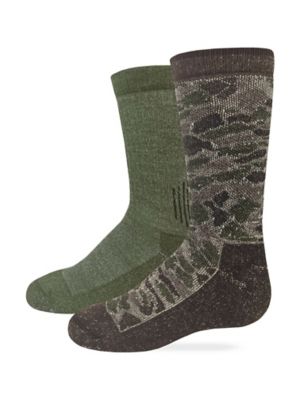 Blue Mountain 2 Pack Full Cushion Merino Wool Blend Boot Sock