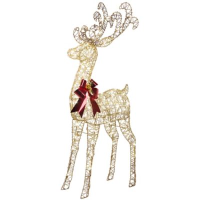 Red ShedSparkle Gold Metallic Thread-Reindeer Bu