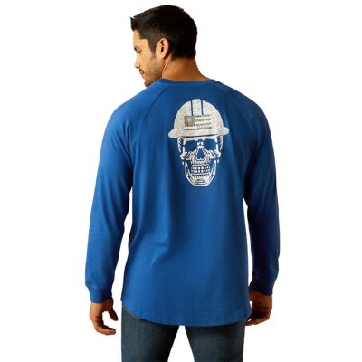 Ariat Men's Rebar Cotton Strong Roughneck Long -Sleeve Work T-Shirt, 10052837