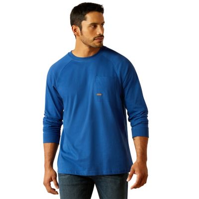 Image showing  Men's Rebar Cotton Strong Roughneck Long -Sleeve Work T-Shirt, 10052837
