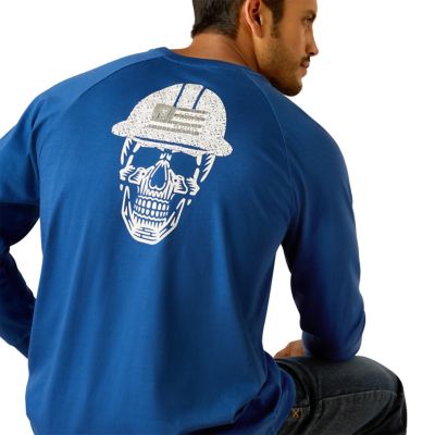 Image showing  Men's Rebar Cotton Strong Roughneck Long -Sleeve Work T-Shirt, 10052837