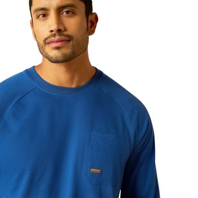Image showing  Men's Rebar Cotton Strong Roughneck Long -Sleeve Work T-Shirt, 10052837
