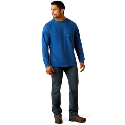 Image showing  Men's Rebar Cotton Strong Roughneck Long -Sleeve Work T-Shirt, 10052837