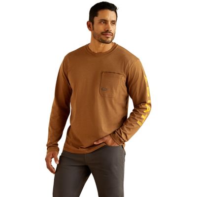 Ariat Men's Rebar Workman Logo Long Sleeve T-Shirt