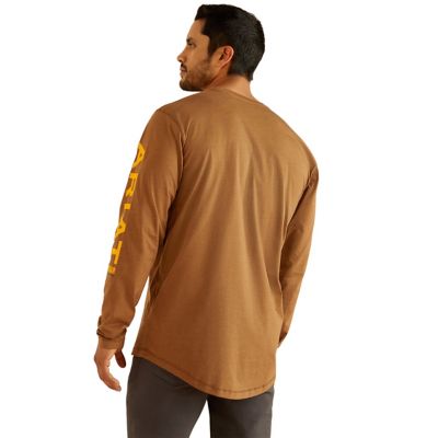 Image showing  Men's Rebar Workman Logo Long Sleeve T-Shirt