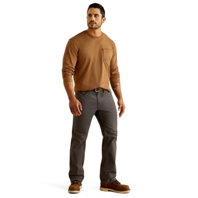 Image showing  Men's Rebar Workman Logo Long Sleeve T-Shirt
