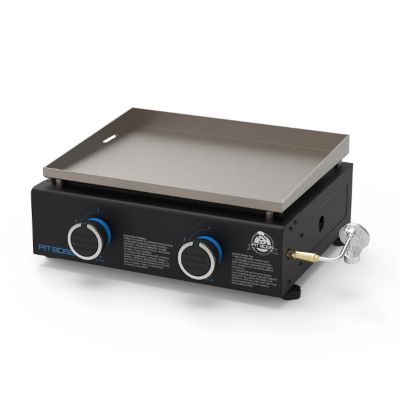 Image showing 5 th Pit Boss 2-Burner Tabletop Propane Gas Flat Top Griddle, 265 sq. in., Black