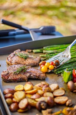 Image showing  4-Burner Propane Gas Flat Top Griddle, 753 sq. in., Black