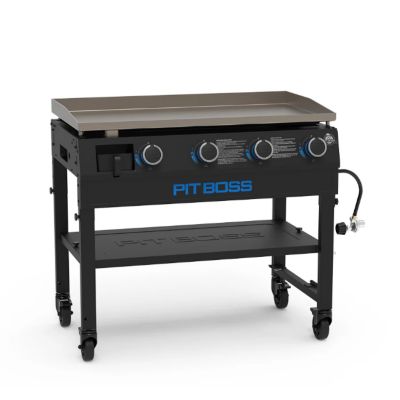 Image showing 6 th Pit Boss 4-Burner Propane Gas Flat Top Griddle, 753 sq. in., Black