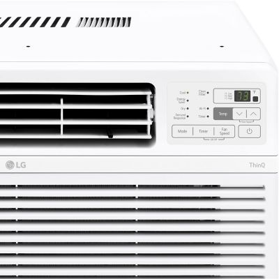 Image showing 9 th LG 14,000 BTU Window Smart Air Conditioner with Remote