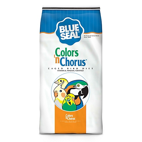 Blue Seal Colors 'N Chorus Cockatiel Diet 50 lb. bag