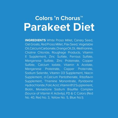 Image showing  Colors 'N Chorus Parakeet Food, 50 lb.
