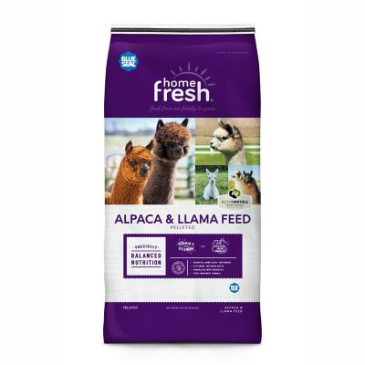 Blue Seal Home Fresh Alpaca Family and Fiber Pellet Alpaca Feed, 50 lb.