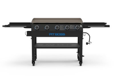 Pit Boss 5-Burner Deluxe Propane Gas Flat Top Griddle, 753 sq. in., Black