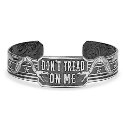 Montana Silversmiths Don't Tread on Me Cuff Bracelet, BC5493MA