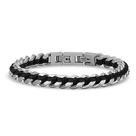 Montana Silversmiths Wrapped In Leather Light Bracelet, BC5685