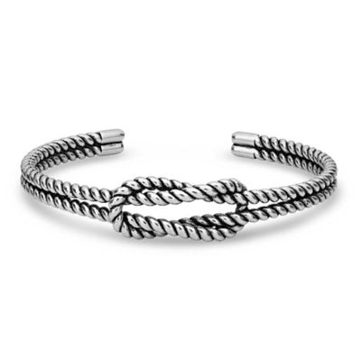 Montana Silversmiths Square Knot Rope Cuff Bracelet, BC5697