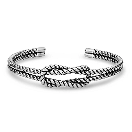 Montana Silversmiths Square Knot Rope Cuff Bracelet, BC5697